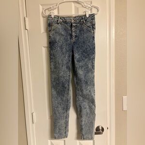 Acid Wash Denim Jeans